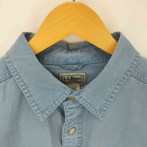 エルエルビーン L.L.Bean コットン フラップポケット L/S シャツ ビッグサイズ メンズ L-TALL