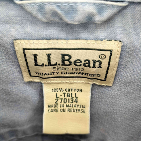 エルエルビーン L.L.Bean コットン フラップポケット L/S シャツ ビッグサイズ メンズ L-TALL