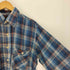 ラングラー Wrangler 80S USA製 マドラスチェック 襟芯 フラップポケット ロゴワッペン ラメ L/S シャツ メンズ import:M