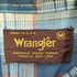 ラングラー Wrangler 80S USA製 マドラスチェック 襟芯 フラップポケット ロゴワッペン ラメ L/S シャツ メンズ import:M