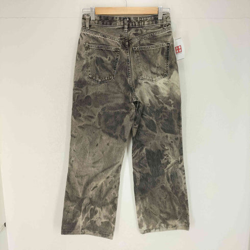 ザラ ZARA タイダイ染ブラックデニムパンツ レディース