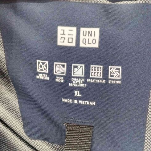ユニクロ UNIQLO ブロックテックパーカ メンズ JPN:XL