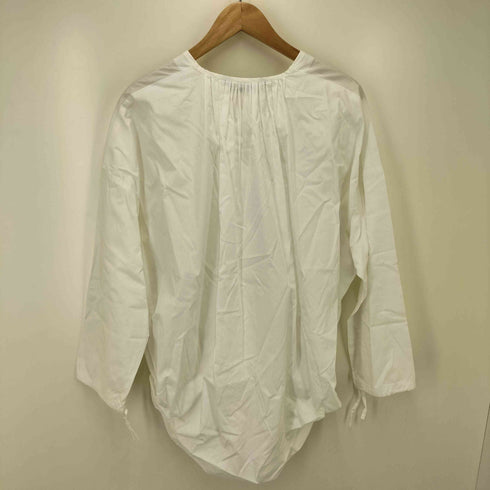 ミズイロインド mizuiro ind バック ギャザー L/S ブラウス レディース