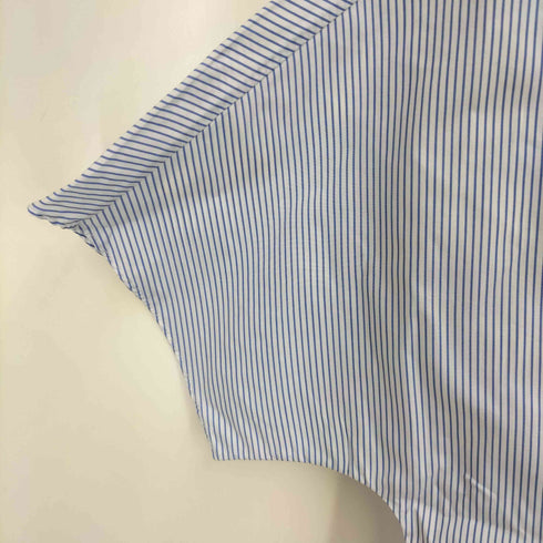カルバンクライン CALVIN KLEIN ピンストライプ プルオーバー S/S ブラウス レディース EUR:46