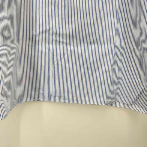 カルバンクライン CALVIN KLEIN ピンストライプ プルオーバー S/S ブラウス レディース EUR:46