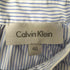 カルバンクライン CALVIN KLEIN ピンストライプ プルオーバー S/S ブラウス レディース EUR:46