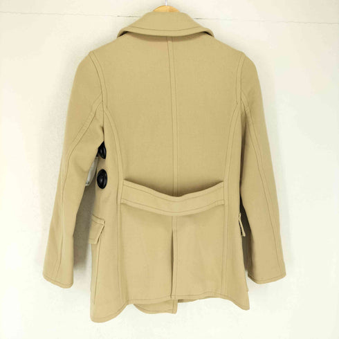 バーバリーブルーレーベル BURBERRY BLUE LABEL 裏地ノヴァチェックウールピーコート レディース 38