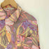 SABUNORU QUALITY 総柄 リーフ マルチカラー 開襟 L/S シャツ メンズ