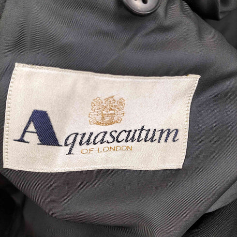 アクアスキュータム AQUASCUTUM ウールテーラードジャケット MADE IN JAPAN メンズ