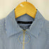 ザラ ZARA ストライプ ハーフジップ ワンピース レディース import:M