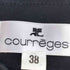 クレージュ courreges ツートン 袖ジップ ジップアップジャケット レディース JPN:38