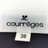 クレージュ courreges スクエアネック 花 ビーズ 半袖ニット レディース JPN:38