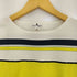 クレージュ courreges スパンコール ラメ ボーダー クルーネックTシャツ レディース JPN:38