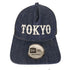 ニューエラ NEW ERA チームロゴ刺繍 デニム メッシュ 切替 6パネル キャップ メンズ
