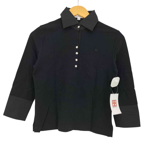 クレージュ courreges ストレッチ 七分丈 ポロシャツ レディース JPN:9号