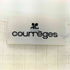 クレージュ courreges リボン ロゴストラップ クルーネックTシャツ レディース JPN:38