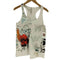 デシグアル Desigual 13SS COCO HIELO 蝶々 フラワー レース 切替 タンクトップ Y2KSS レディース import:M