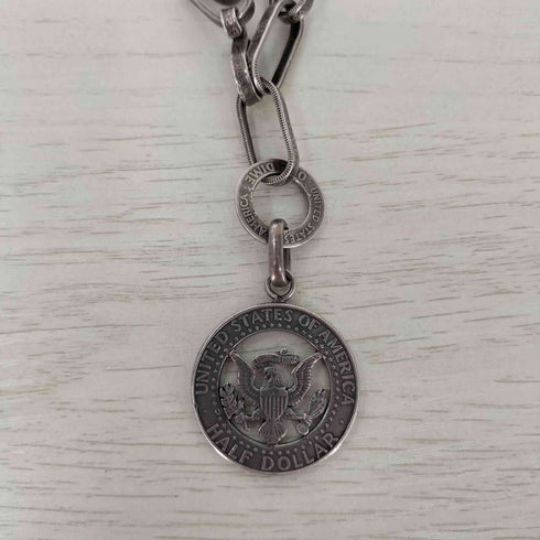 刻印 UNITED STATES OF AMERICA ONE DIME 10セント硬貨 ペンダント ネックレス メンズ
