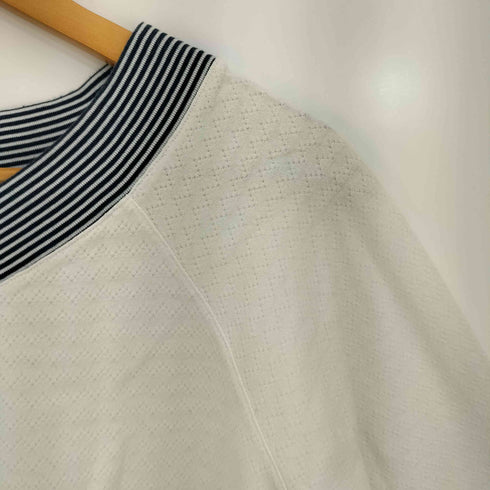 クレージュ courreges リブライン VネックTシャツ レディース JPN:9号