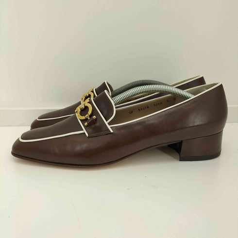 サルヴァトーレフェラガモ Salvatore Ferragamo イタリア製 ガンチーニ ヒール ローファー レディース 36RA