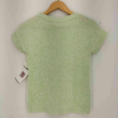 クレージュ courreges レーヨン混 ケーブル半袖ニット レディース JPN:9号