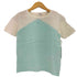 クレージュ courreges ツートン 半袖コットンニット レディース JPN:9号