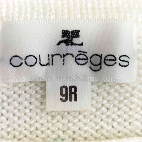 クレージュ courreges ツートン 半袖コットンニット レディース JPN:9号
