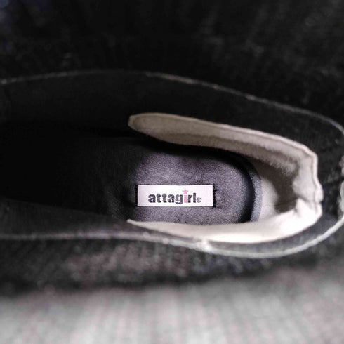 attagirl 厚底 ニットブーツ レディース LL