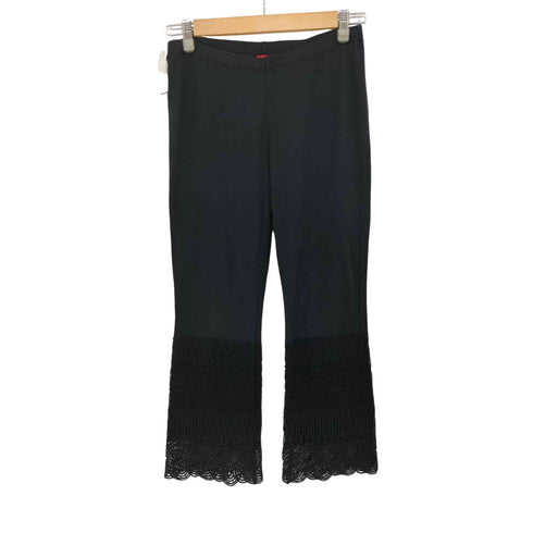 イッセイミヤケ ISSEY MIYAKE HaaT 裾レース レギンスパンツ レディース JPN:2
