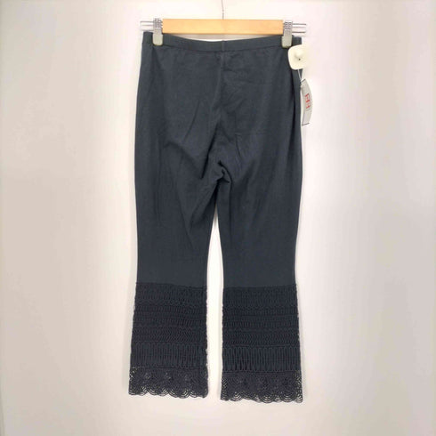 イッセイミヤケ ISSEY MIYAKE HaaT 裾レース レギンスパンツ レディース JPN:2