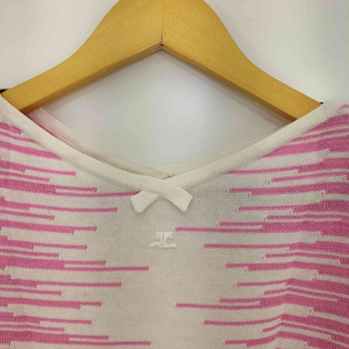 クレージュ courreges レーヨン混 ボートネックニット レディース JPN:38