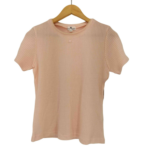 クレージュ courreges ラメ レースドッキング リブニット レディース JPN:9号