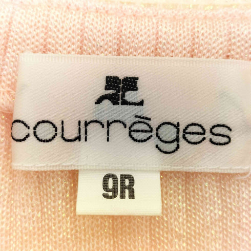 クレージュ courreges ラメ レースドッキング リブニット レディース JPN:9号