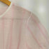 クレージュ courreges コットンレーヨン ボーダー クルーネックTシャツ レディース JPN:9号