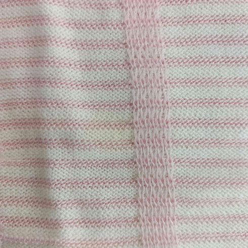 クレージュ courreges コットンレーヨン ボーダー クルーネックTシャツ レディース JPN:9号