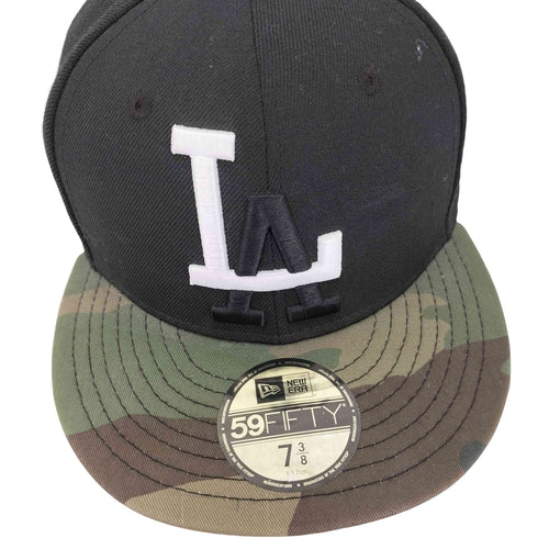 ニューエラ NEW ERA 59FIFTY 迷彩 チームロゴ刺繍 6パネルキャップ メンズ 7 3/8