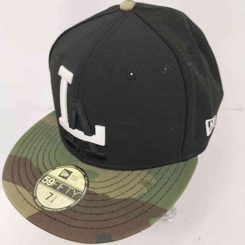 ニューエラ NEW ERA 59FIFTY 迷彩 チームロゴ刺繍 6パネルキャップ メンズ 7 3/8