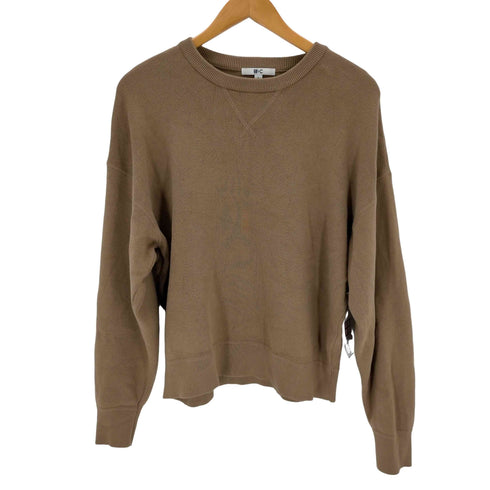ユニクロシー UNIQLO:C スムースコットンクルーネックセーター レディース JPN:L