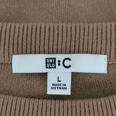 ユニクロシー UNIQLO:C スムースコットンクルーネックセーター レディース JPN:L