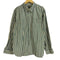 エディーバウアー Eddie Bauer ダブルポケット ストライプ柄 コットン 長袖シャツ メンズ import:L