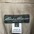 エディーバウアー Eddie Bauer MADE IN MAURITIUS ワンポイント刺繍 チェック柄 コットン ボタンダウン 長袖シャツ メンズ import:L