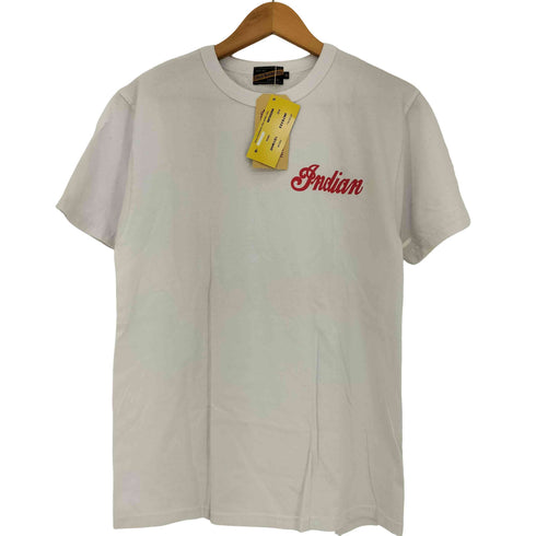 インディアンモーターサイクル INDIAN MOTORCYCLE バックプリント半袖Tシャツ メンズ JPN:M
