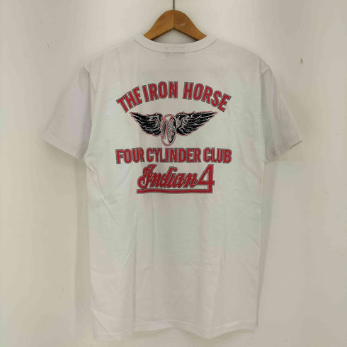 インディアンモーターサイクル INDIAN MOTORCYCLE バックプリント半袖Tシャツ メンズ JPN:M