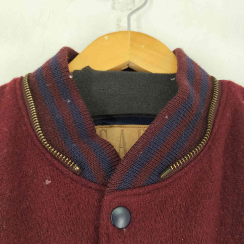ギャップ Gap 80S OLD USA製 レザー袖切替ウールスタジャン メンズ import:S