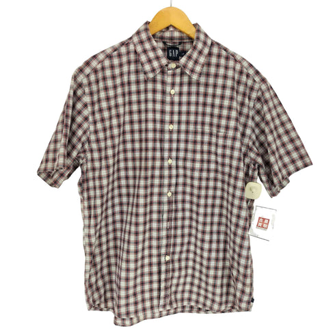 ギャップ Gap 00S OLD チェック半袖シャツ メンズ L/G