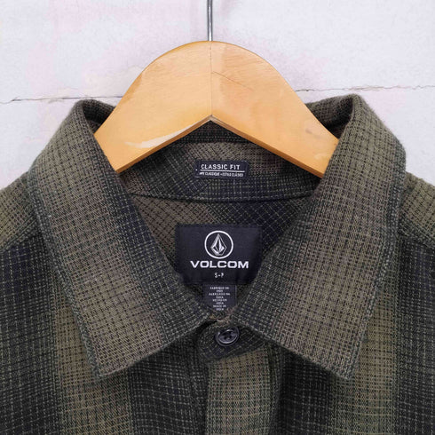 ヴォルコム VOLCOM オンブレチェックネルシャツ メンズ S