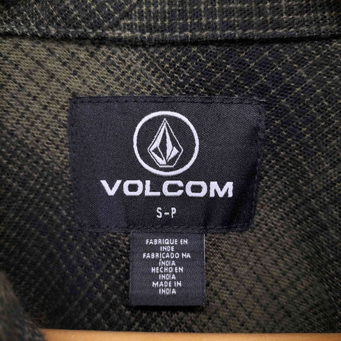 ヴォルコム VOLCOM オンブレチェックネルシャツ メンズ S