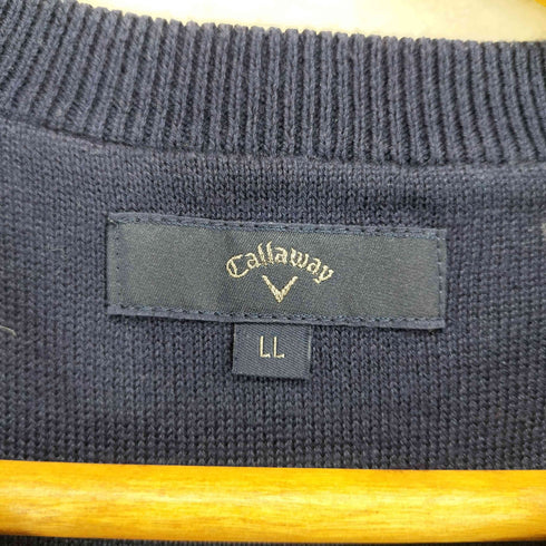キャロウェイ Callaway レフア柄 クルーネックニット メンズ LL