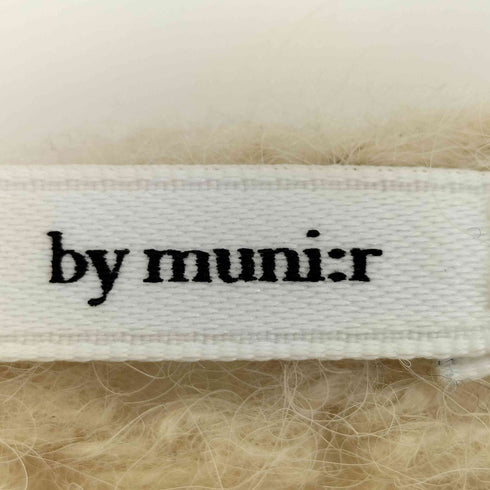 バイムニール by muni:r ルーズシルエット バルキーラウンドネック ニット レディース FREE