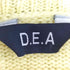 D.E.A プリントクルーネックニット メンズ
